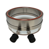 Mittelring ohne Ausguss auf einem Glasmittelring